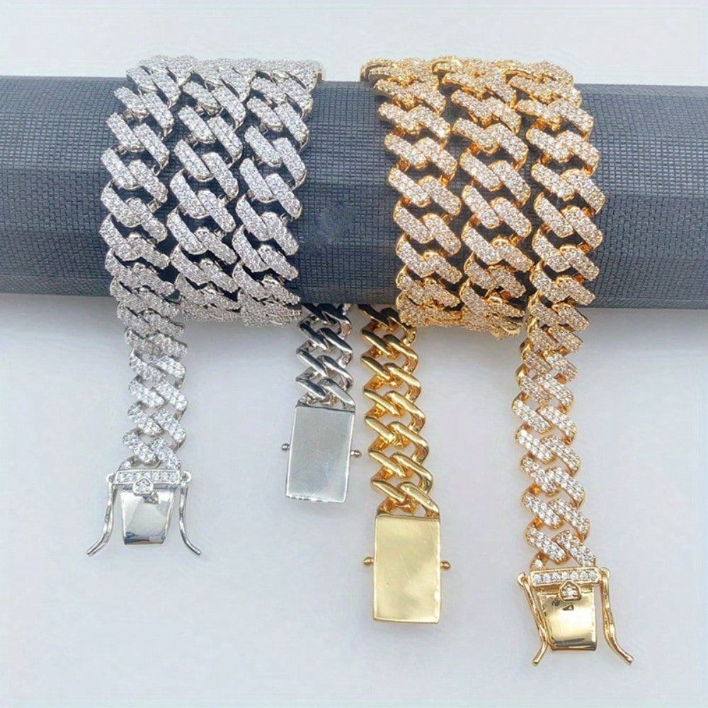 European And American New Fashion Hip-Hop Men's Necklace Pendant Light Luxury Jewelry